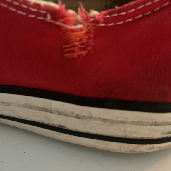 Red converse all star sneakers size 12 - Picture 9 of 10